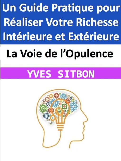 Title details for La Voie de l'Opulence by YVES SITBON - Available